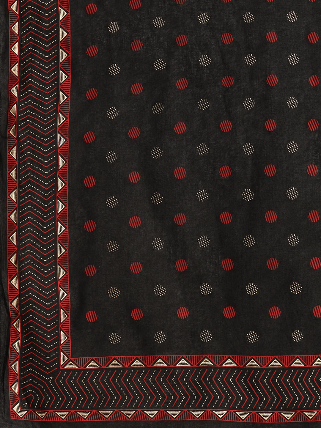  Black Solid Rayon Suit Set 