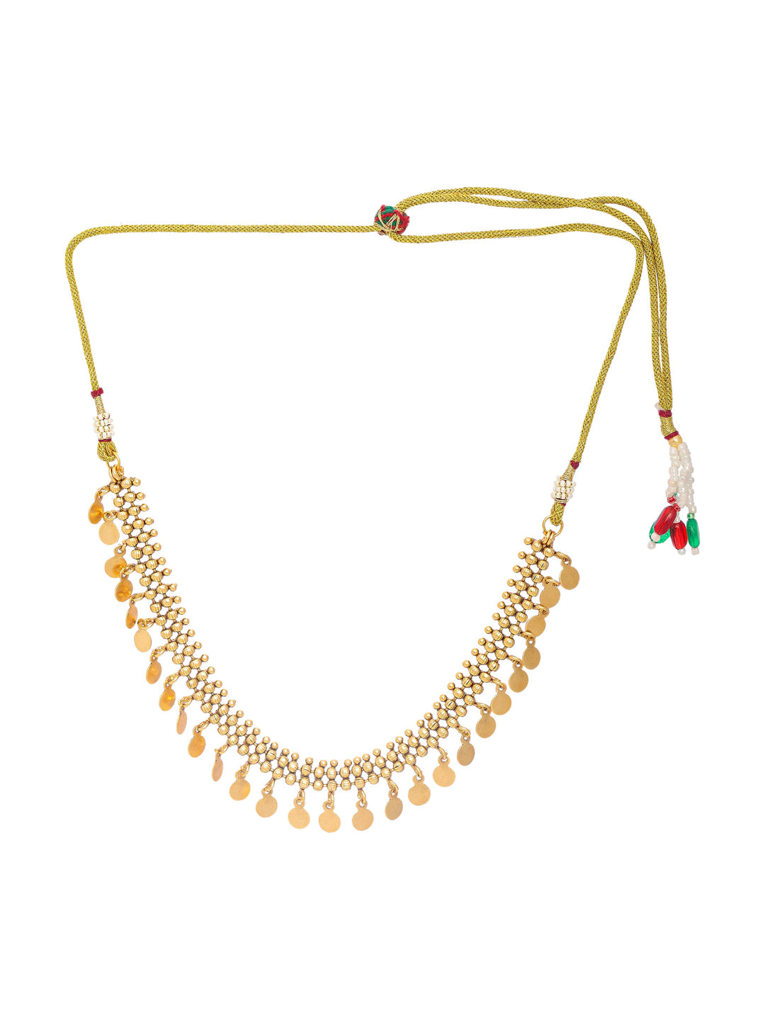  Libas Gold-Tone Statement Coin Necklace Set 