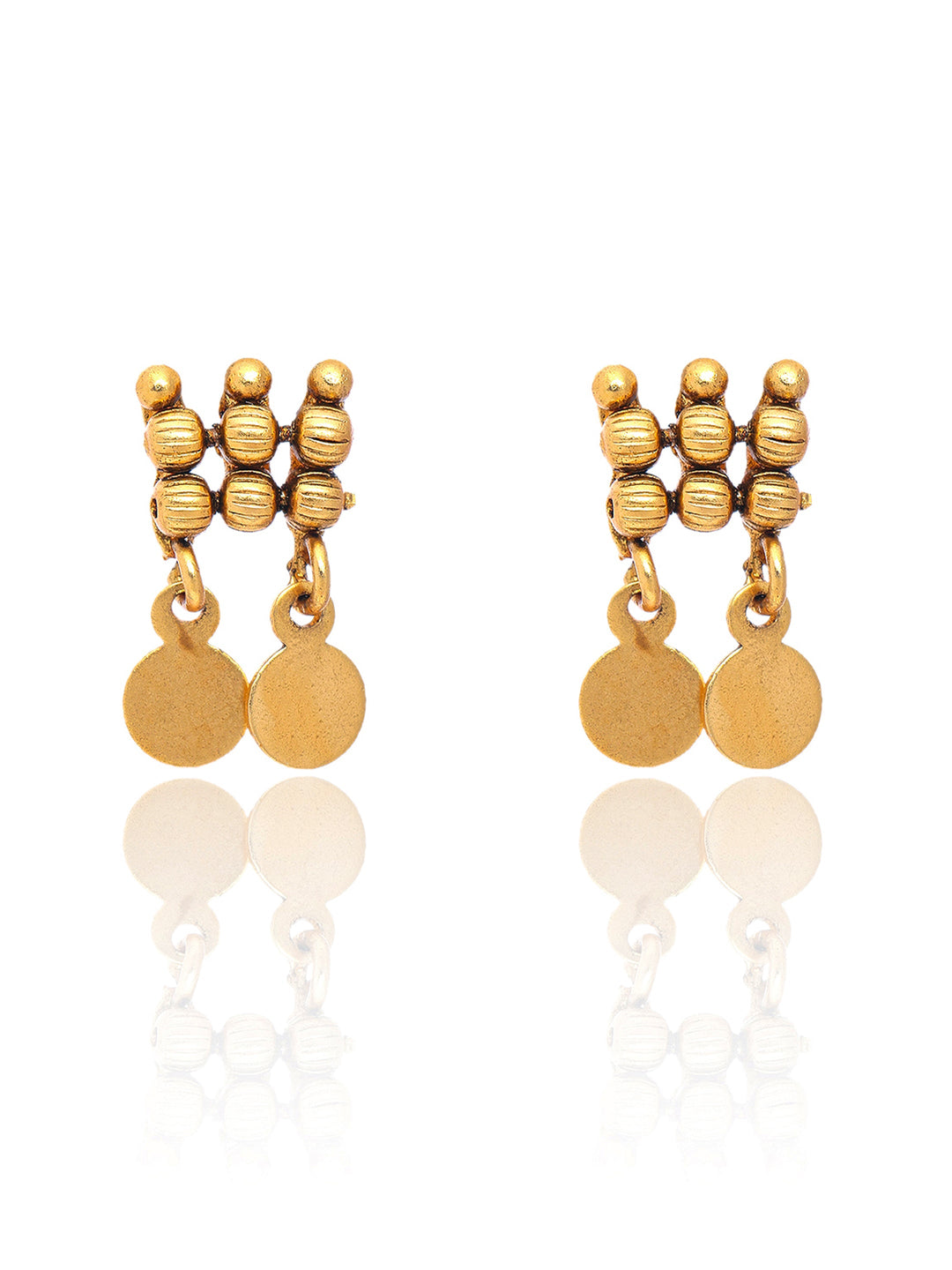  Libas Gold-Tone Statement Coin Necklace Set 
