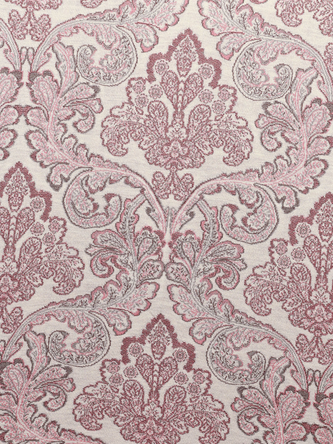  Off White Woven Design Wool Wrap Shawl  