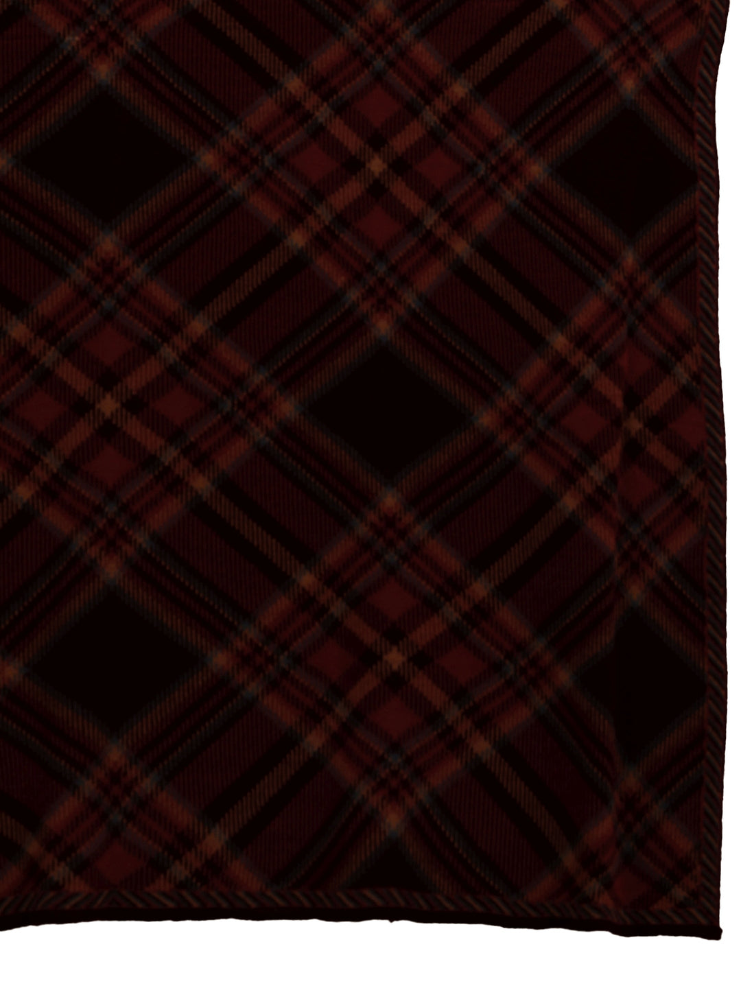  Libas Maroon Checked Knitted Acrylic Shawl 