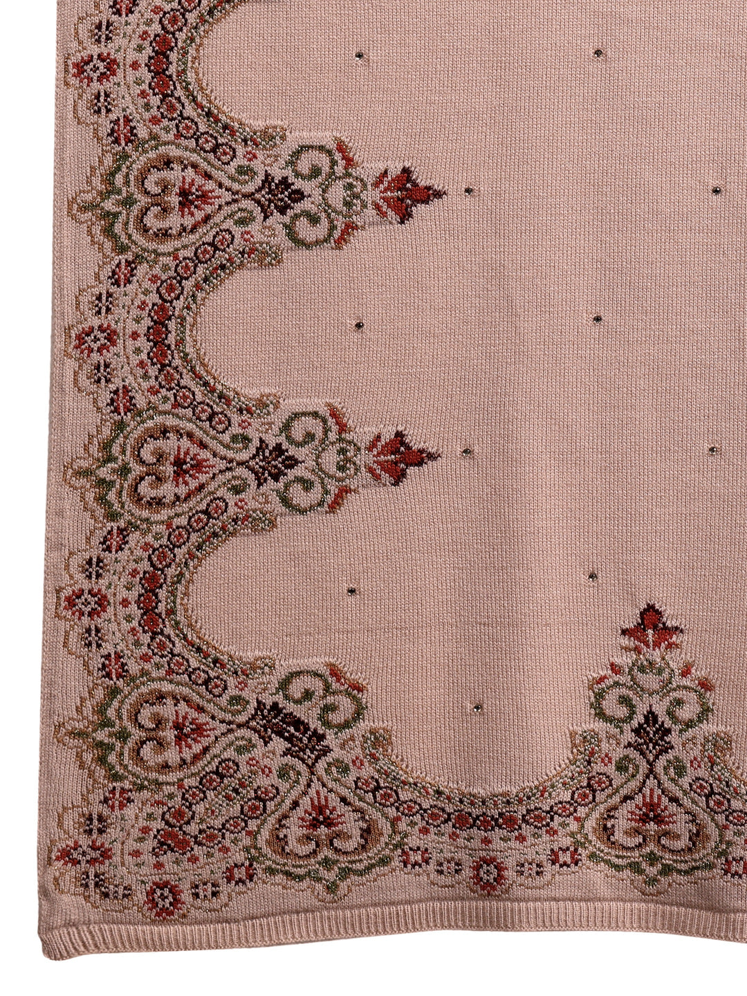 Libas Beige Knitted Acrylic Wrap Shawl 