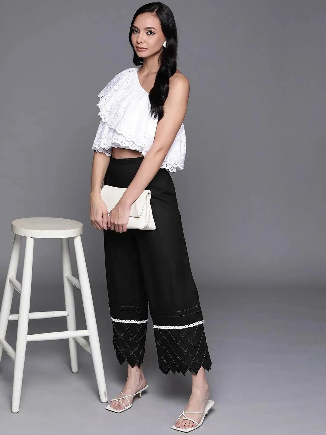 Casual Wear Ladies Black Rayon Palazzo Pant, Size: M at Rs 105 in Malda