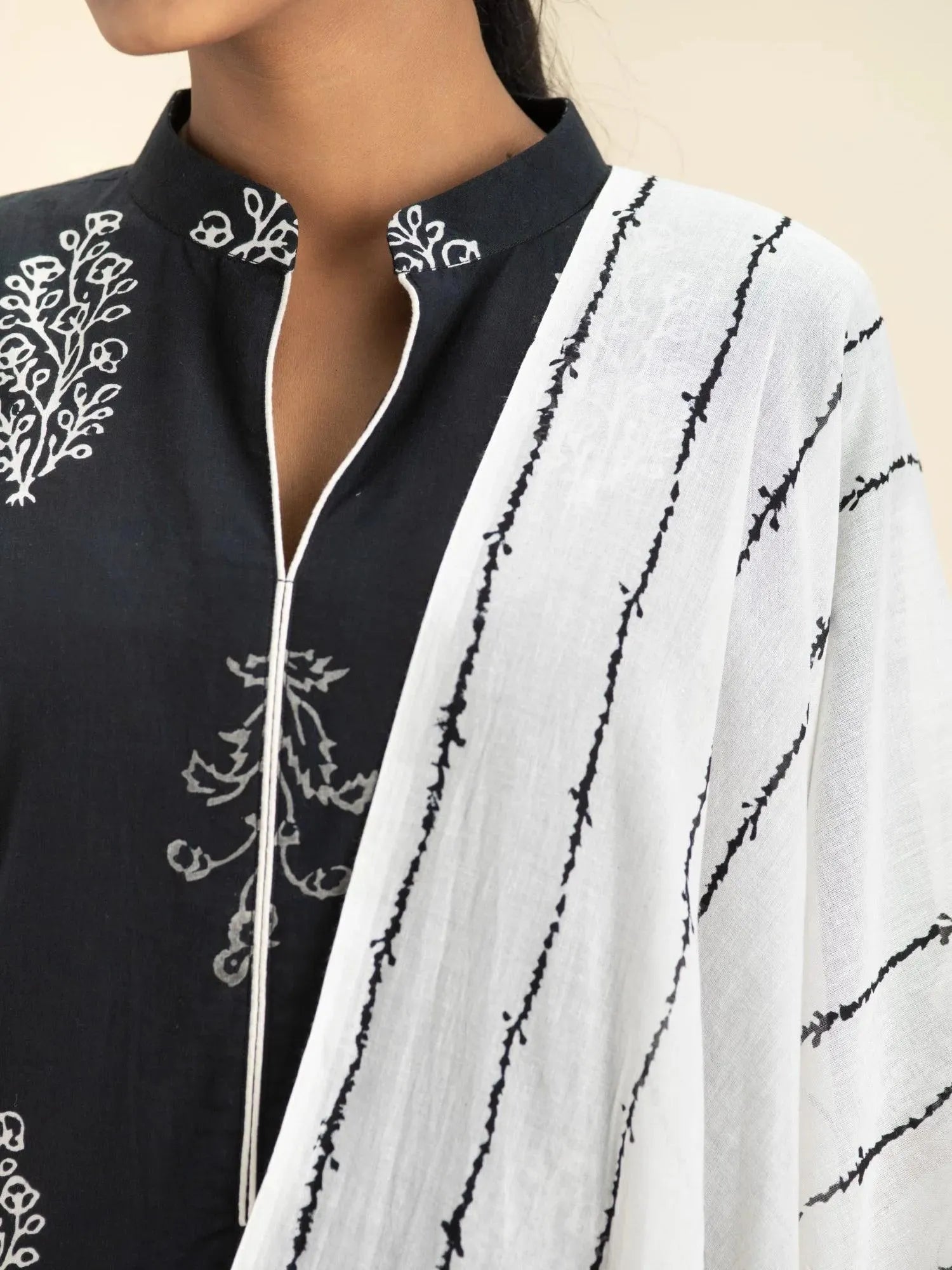 

Buy Black Printed Cotton Suit Set - 20013O-XS | Libas Ethnic Wear Online