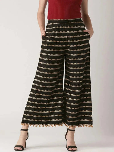 Red Bandhani Printed Palazzo Pants Design by Dyelogue at Pernias Pop Up  Shop 2023