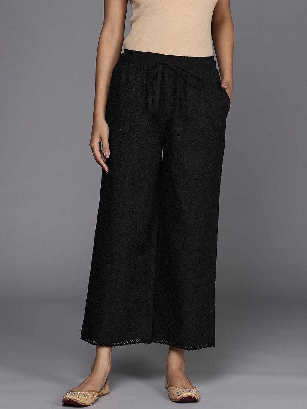 Buy Black Trousers & Pants for Women by UNIQUECHOICE Online | Ajio.com
