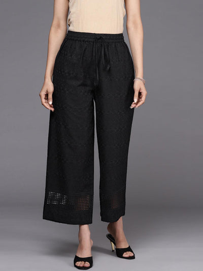 Amazon.com: Pants for Women Shirred Waist Wide Leg Pants (Color : Black,  Size : Large) : Clothing, Shoes & Jewelry