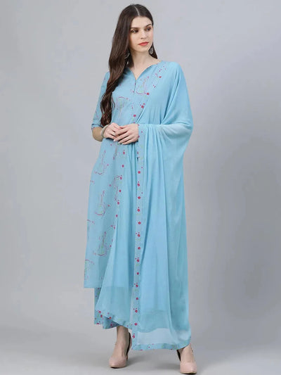 NIVLTA DESIGNER Women Kurti Palazzo Set - Buy NIVLTA DESIGNER Women Kurti  Palazzo Set Online at Best Prices in India | Flipkart.com