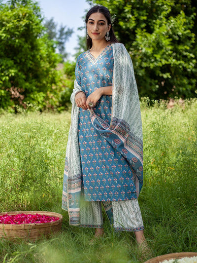 Printed Cotton Suit with Dupatta @ 48% OFF Rs 850.00 Only FREE Shipping +  Extra Discount - Printed Ladies Suits, Buy Printed Ladies Suits Online,  Designer Suits, Printed Suit Material, Buy Printed