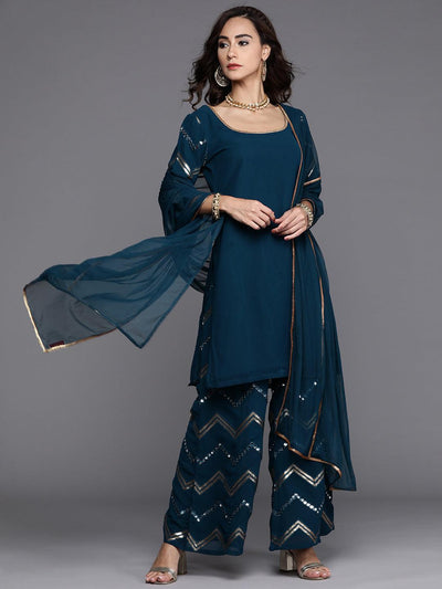 Simple Designer Plazo Suit | Maharani Designer Boutique