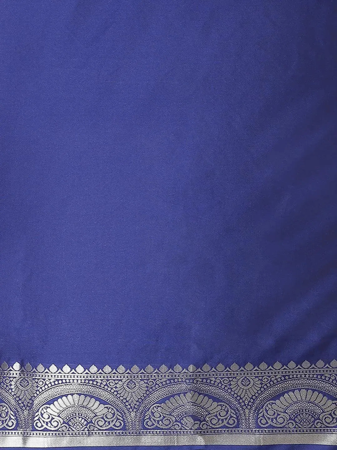 Blue Woven Design Brocade Saree - Libas 