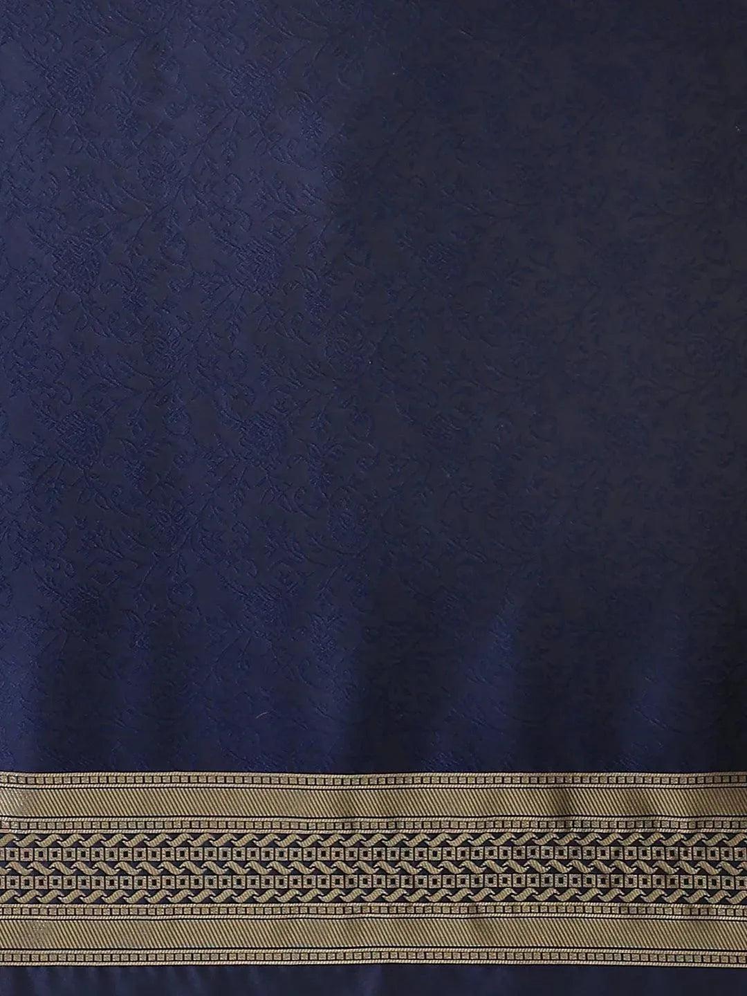 Blue Woven Design Silk Saree - Libas 