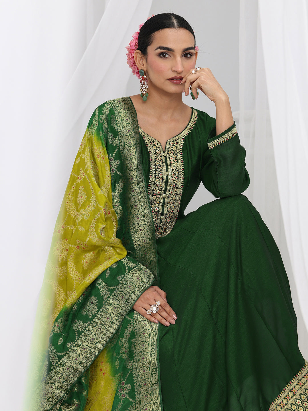 Buy Green Dresses For Women Online in India at Best Price | Libas Buy Green Dresses For Women Online in India at Best Price | Libas