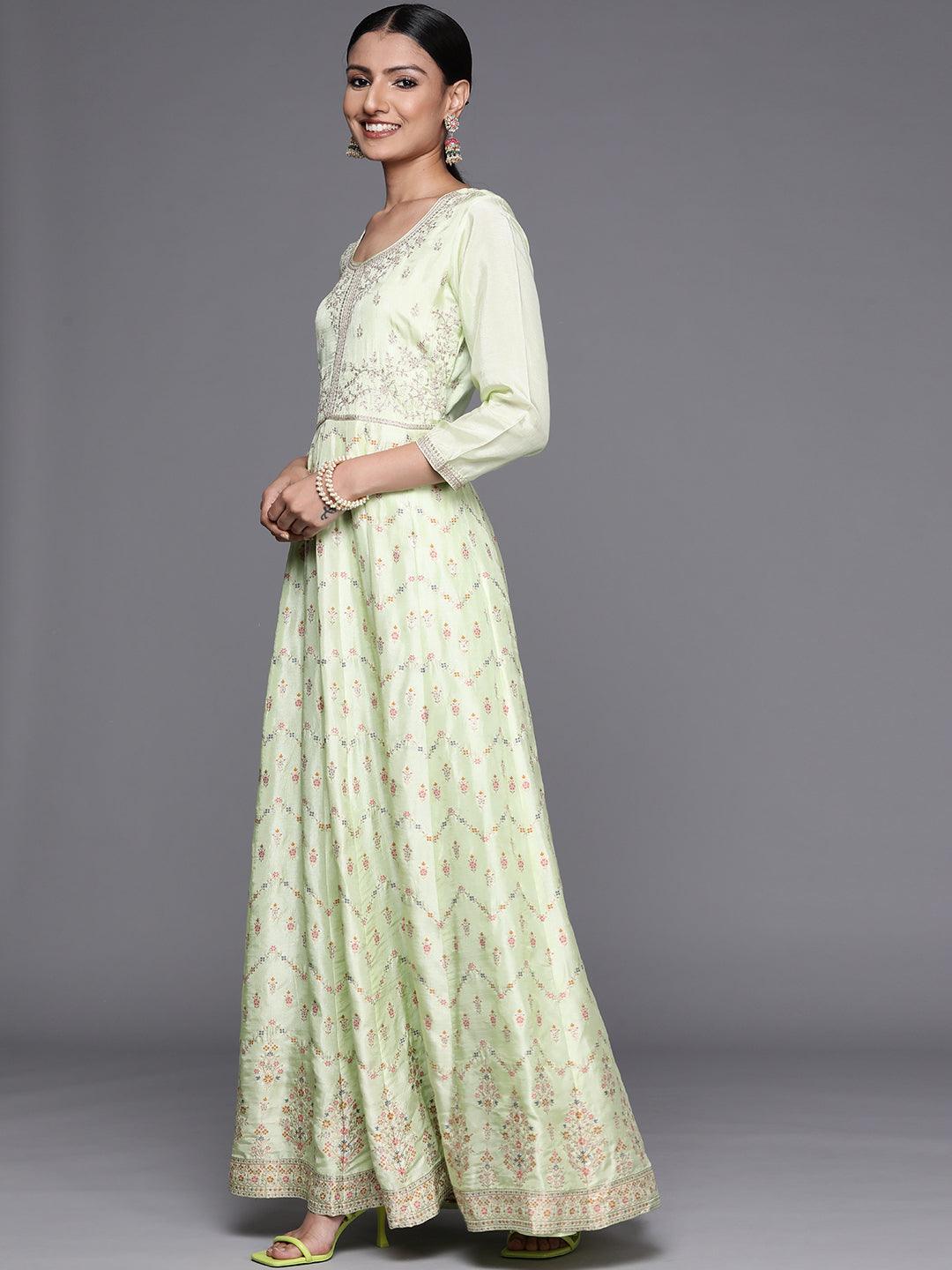 Anarkali Kurti Pant With Dupatta Long Gown Kurta Dress Wedding Wear Women's  Suit | eBay