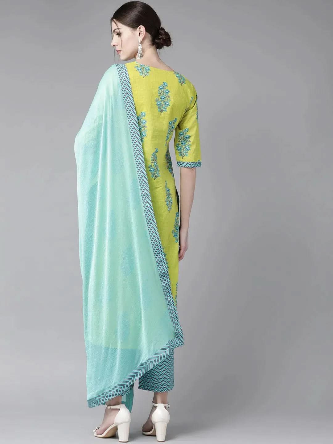 Magenta Long Kurta with Palzo
