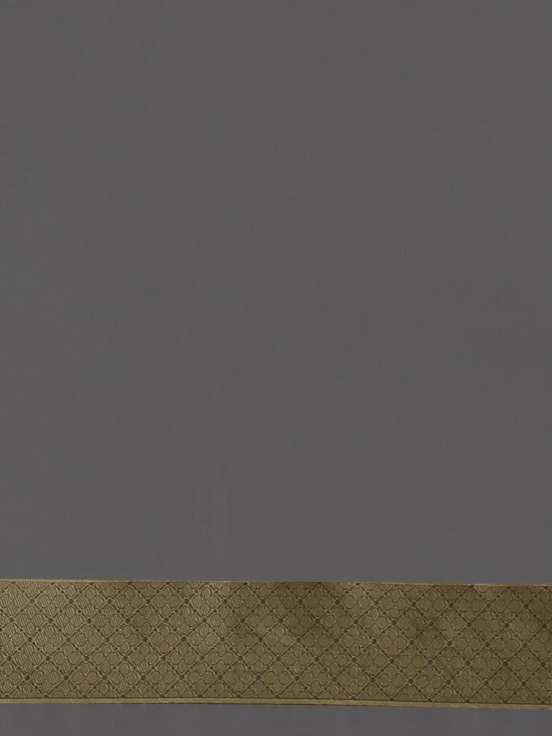 Grey Woven Design Silk Saree - Libas 