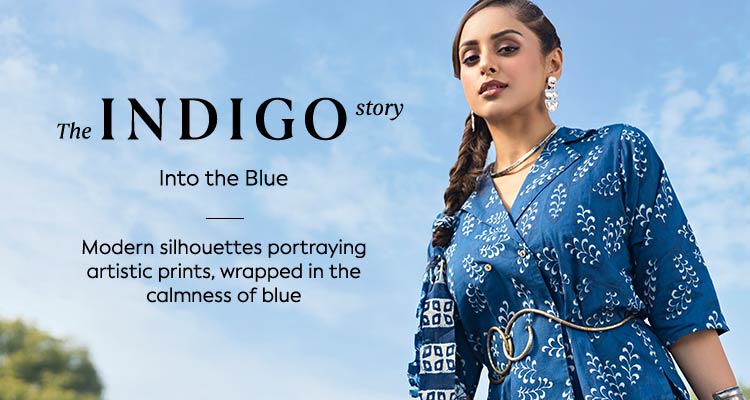Indigo Collection Label Indigo Collection - Buy Indigo Colour Dresses Online in India | Libas