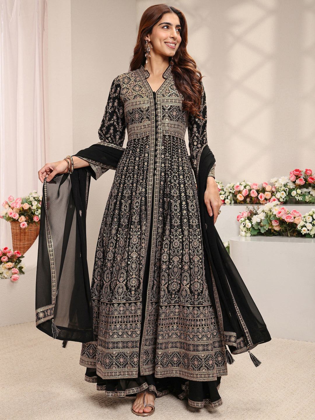 Buy Designer Black Anarkali Suits for Women Online | Libas Buy Designer Black Anarkali Suits for Women Online | Libas