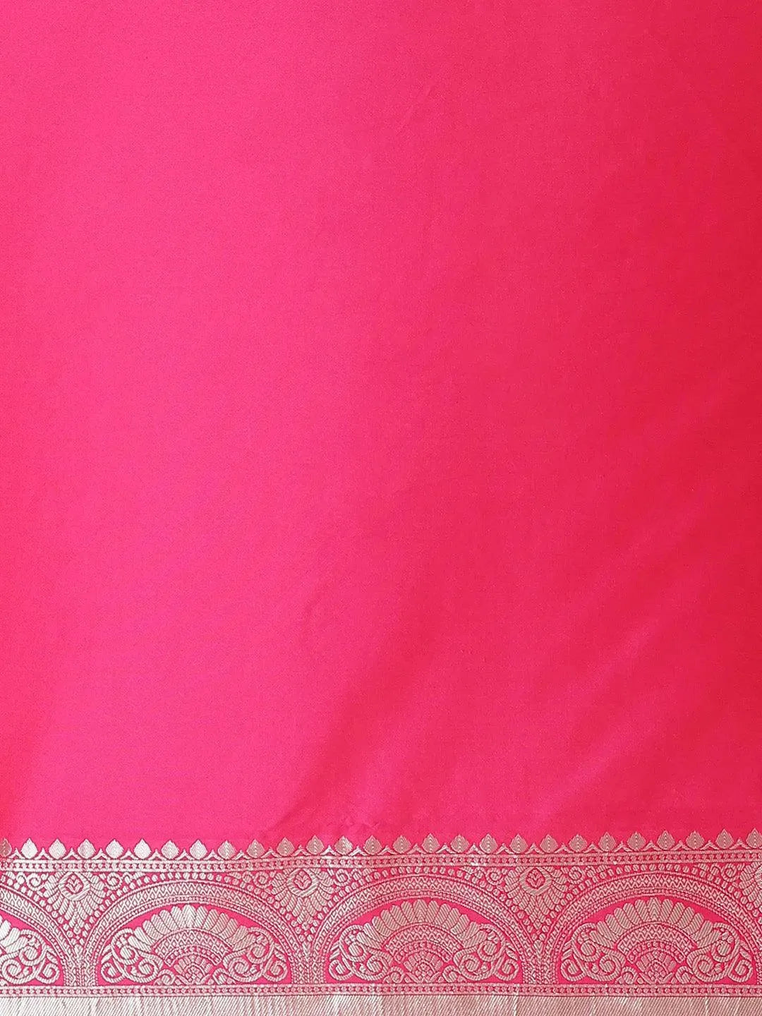 Magenta Woven Design Brocade Saree - Libas 