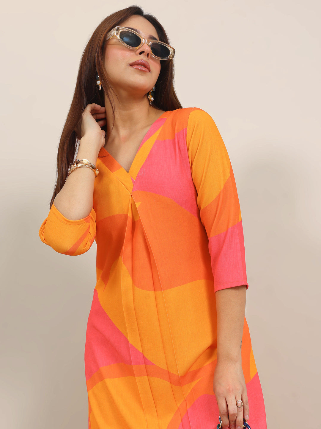 Multi Printed Crepe Co-Ord Sets 