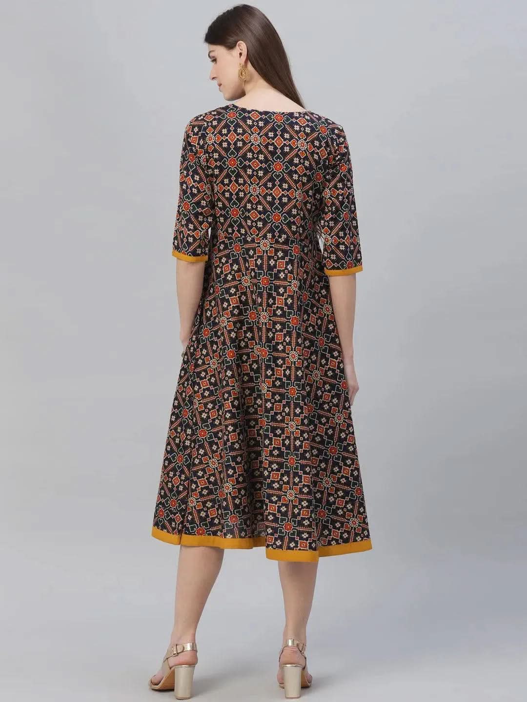 Shop Knee Length Frocks for Women Online in India Libas — free download