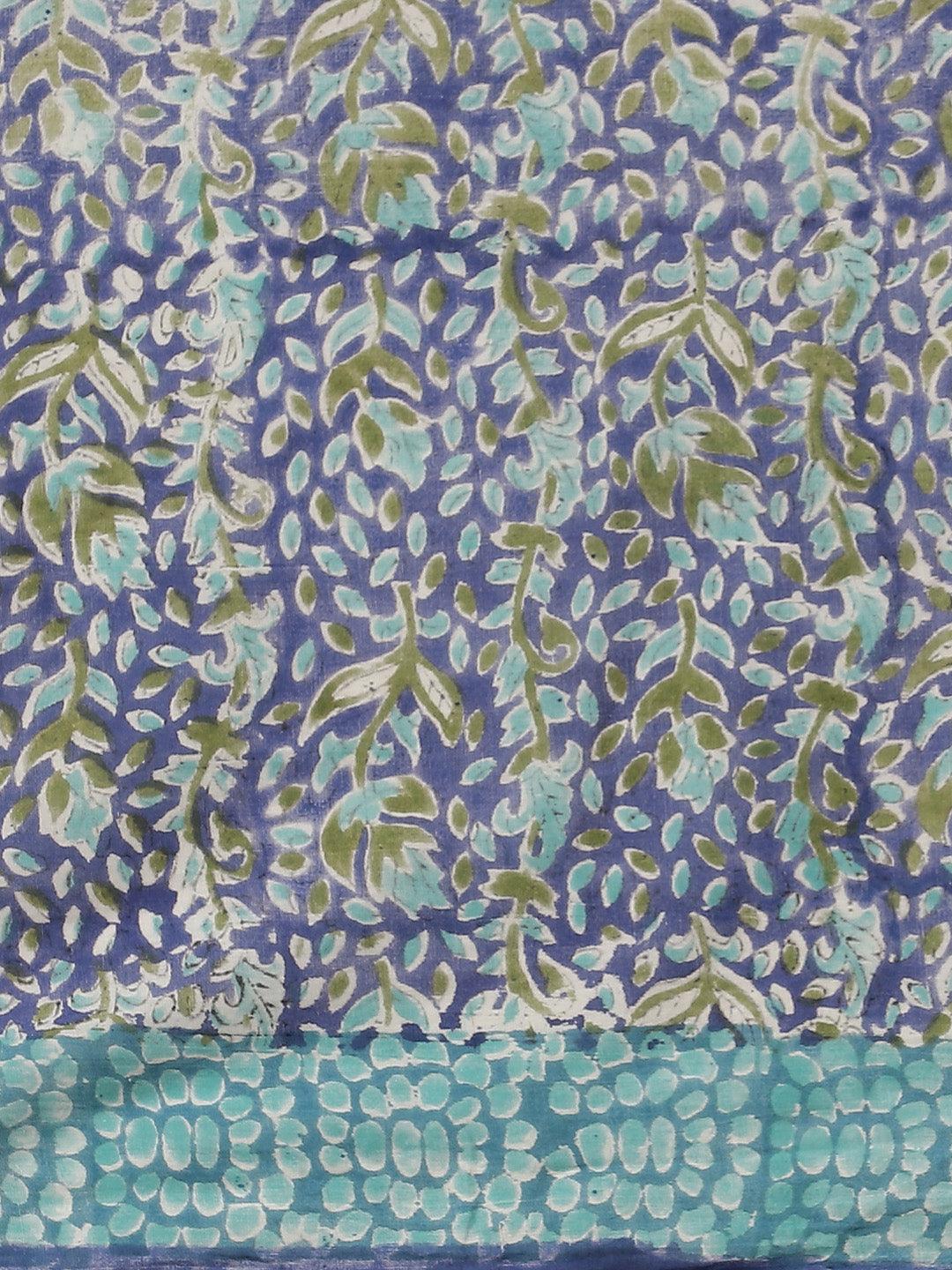 Multicoloured Printed Cotton Saree