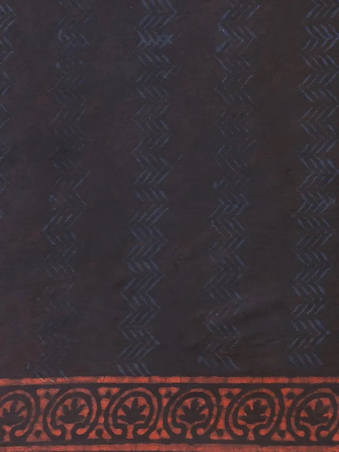 Multicoloured Printed Cotton Saree - Libas 