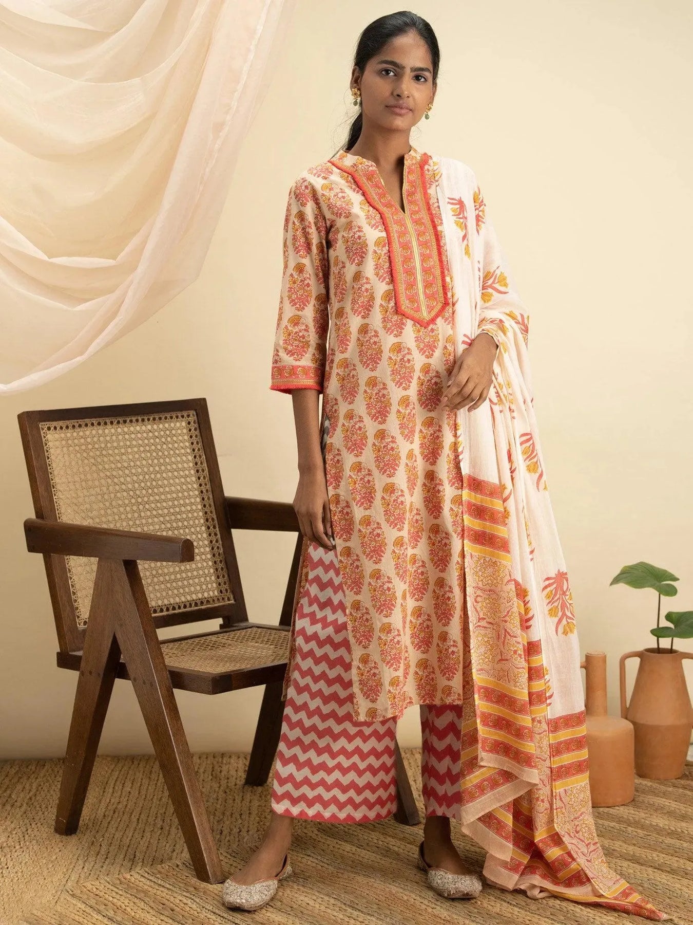 Libas multicoloured deals printed kurta