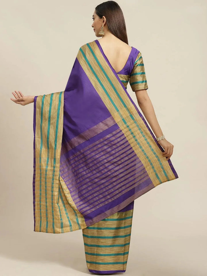 Multicoloured Printed Polyester Saree - Libas