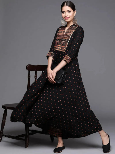 Multicoloured Printed Rayon Palazzos - Libas
