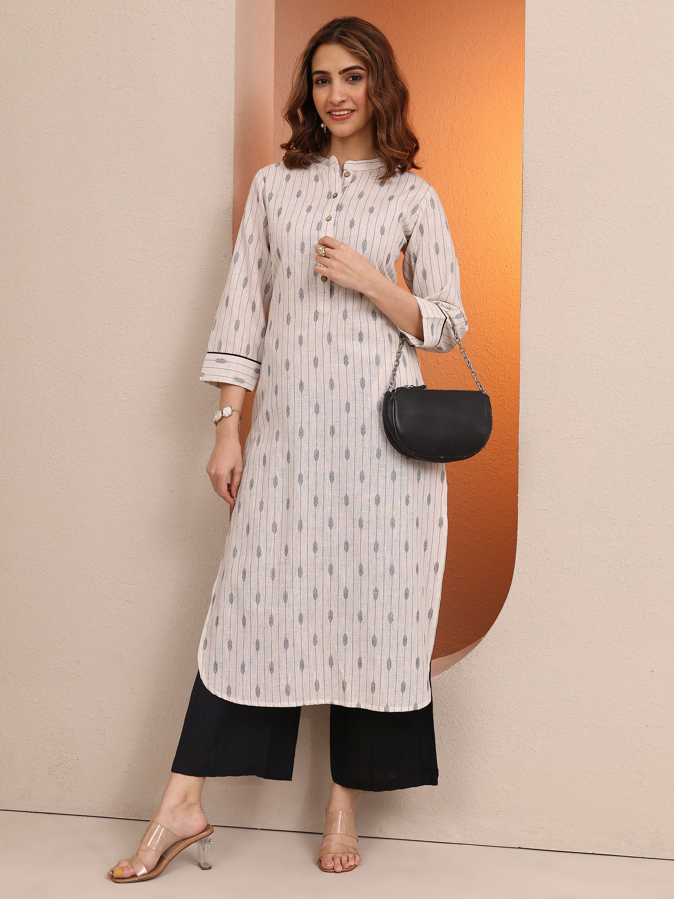 libas Off White Printed Cotton Blend Straight Kurta-picture-40