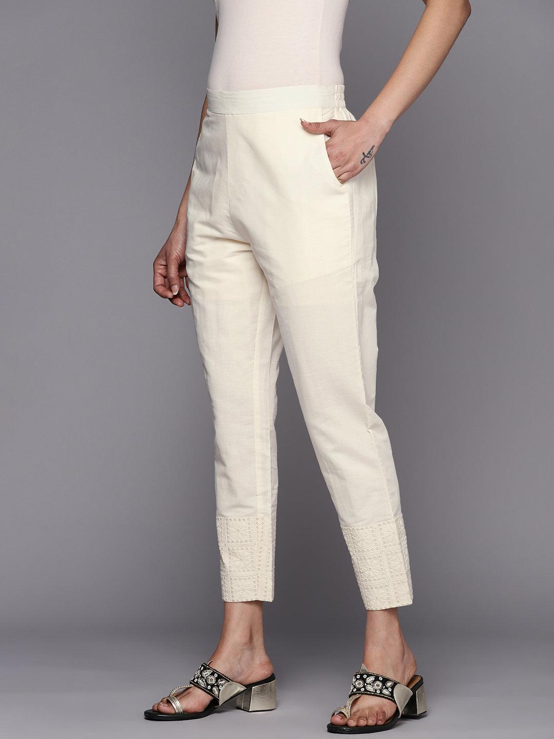 Cotton Pants Design For Ladies | Maharani Designer Boutique