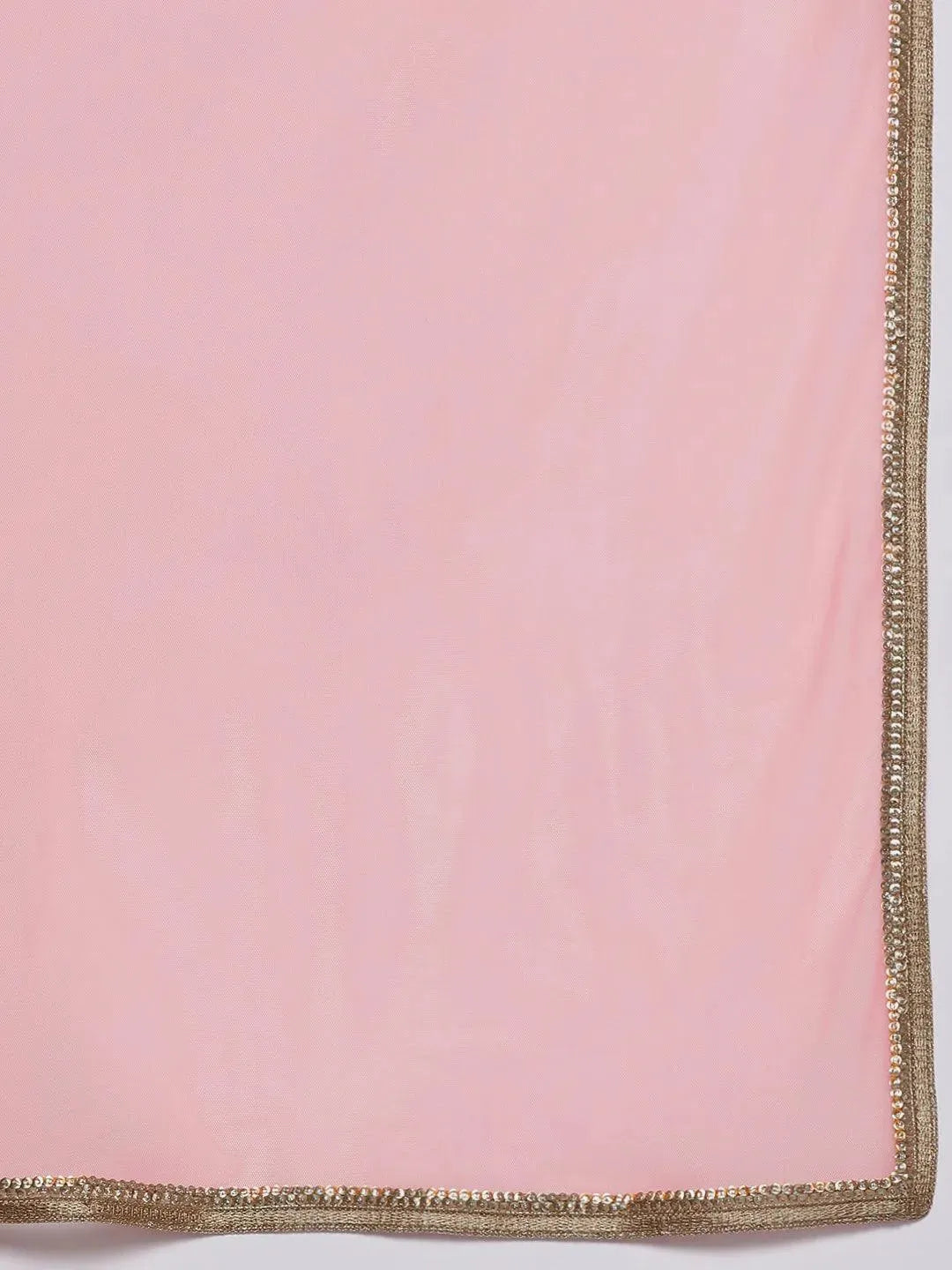 Peach Embroidered Georgette Pakistani Style Suit Set - Libas 
