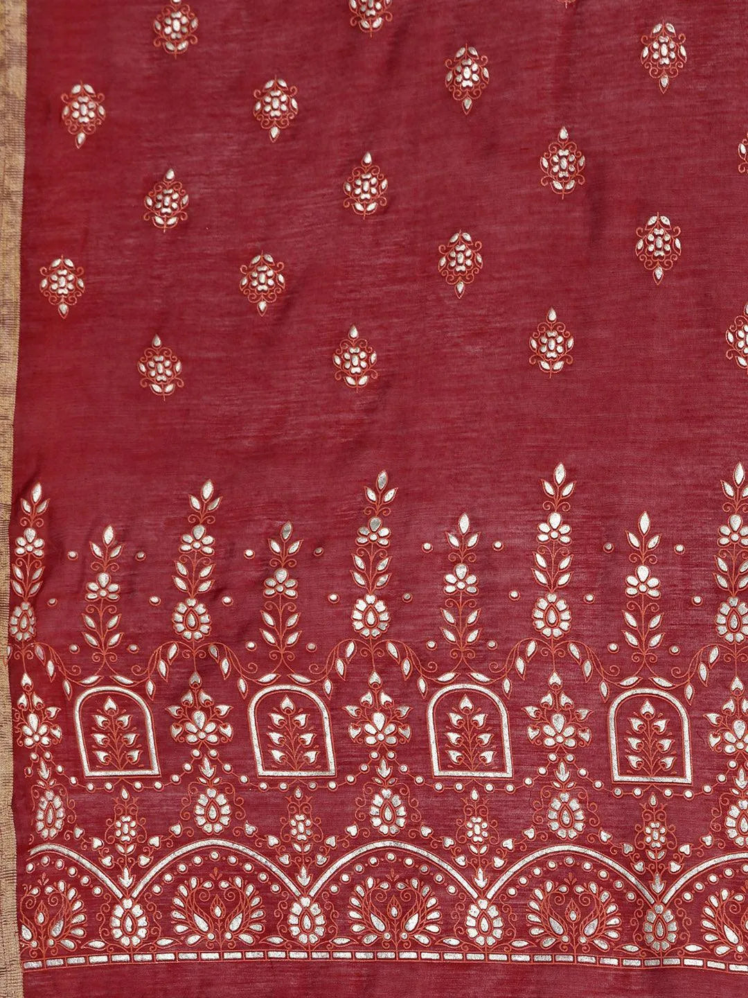 Peach Solid Silk Blend Straight Kurta With Palazzos & Dupatta - Libas 