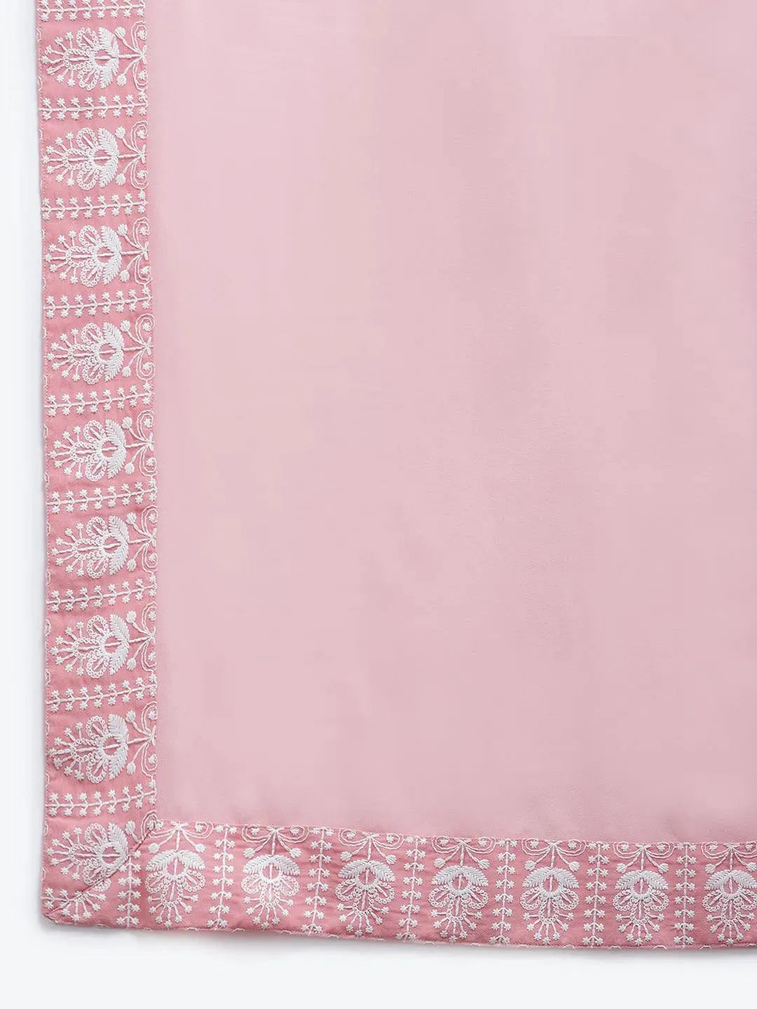 Pink Embroidered Georgette Suit Set - Libas 