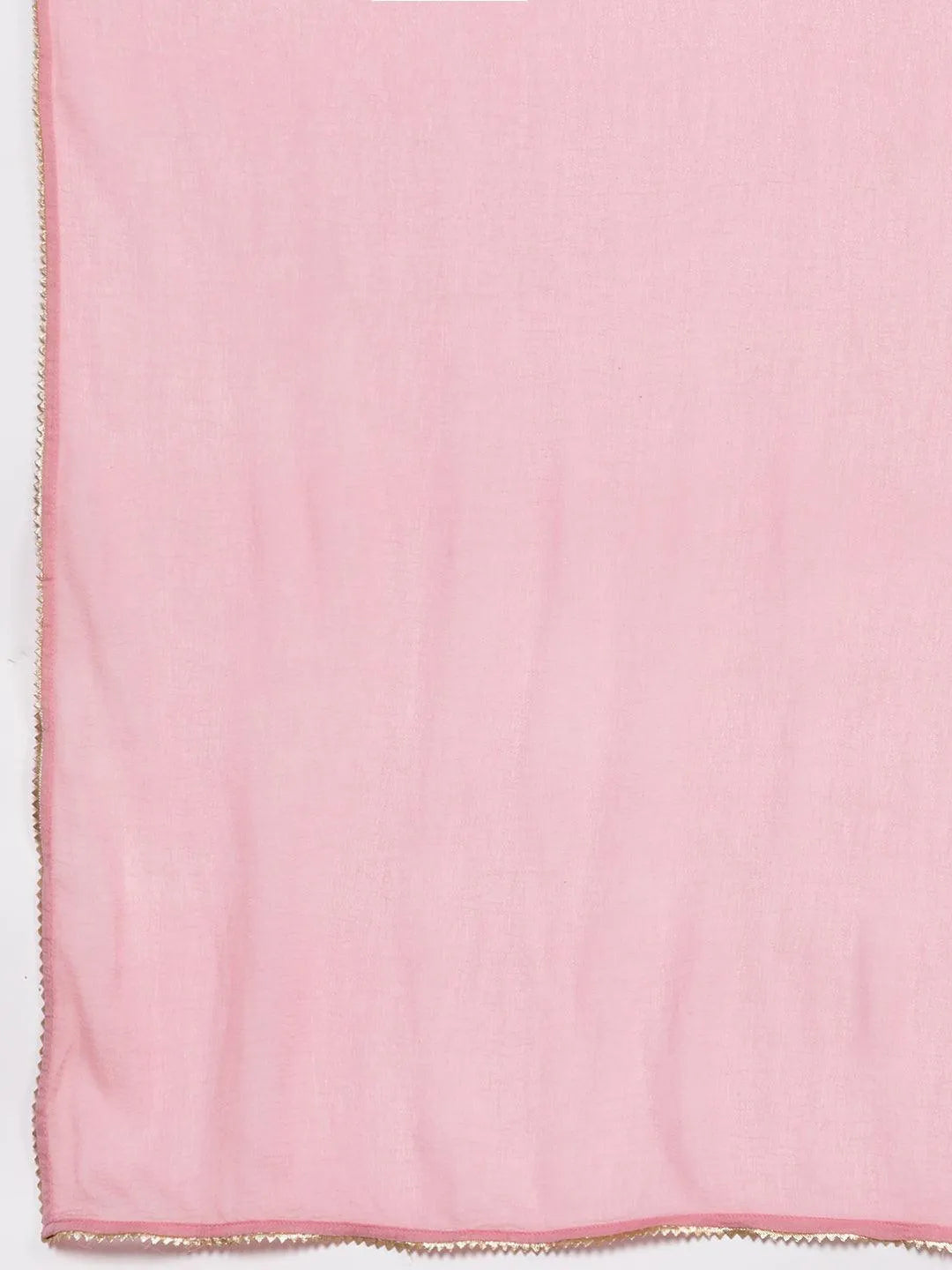 Pink Embroidered Georgette Straight Kurta With Palazzos & Dupatta - Libas 