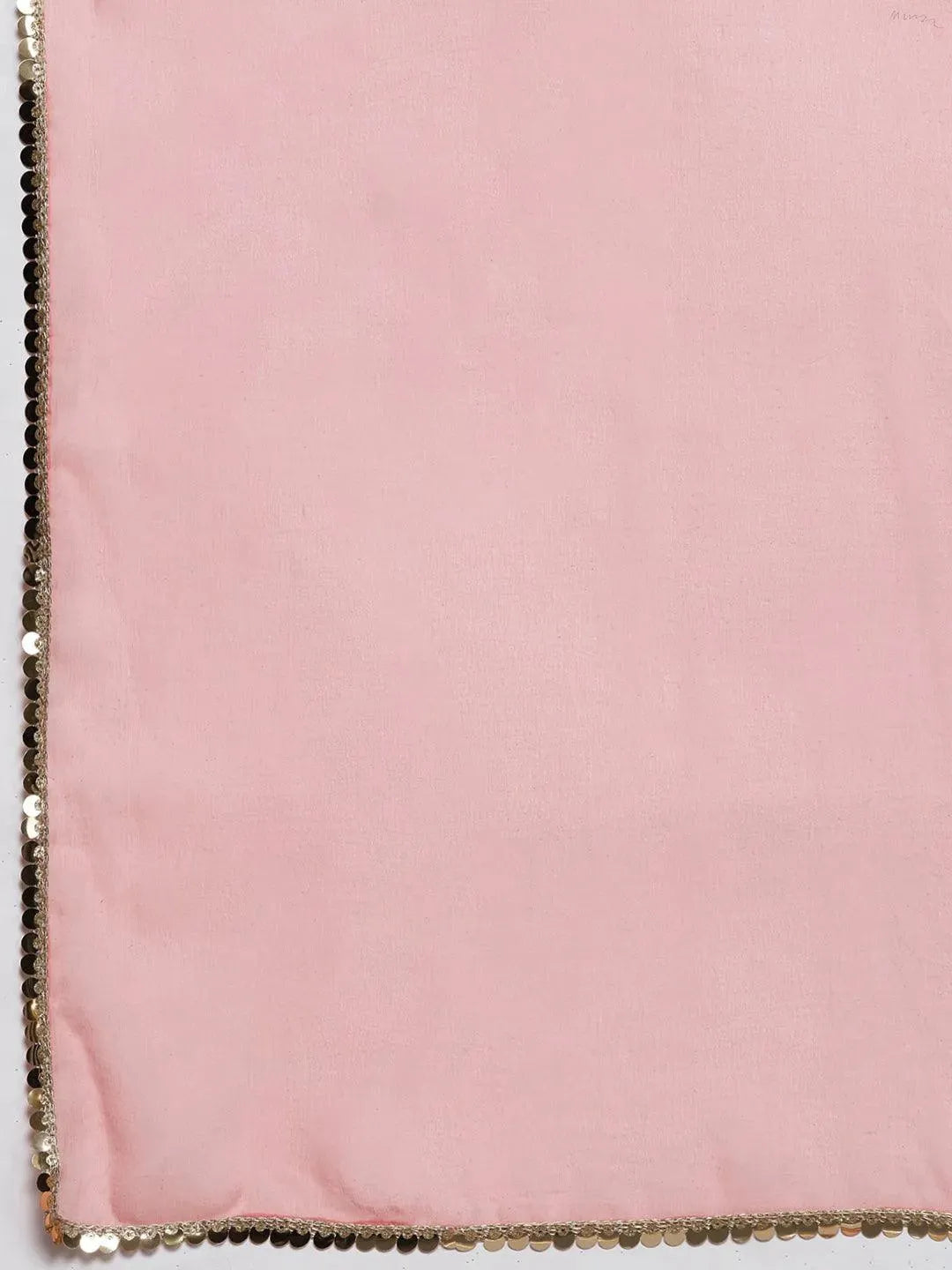 Pink Printed Georgette A-Line Suit Set - Libas 