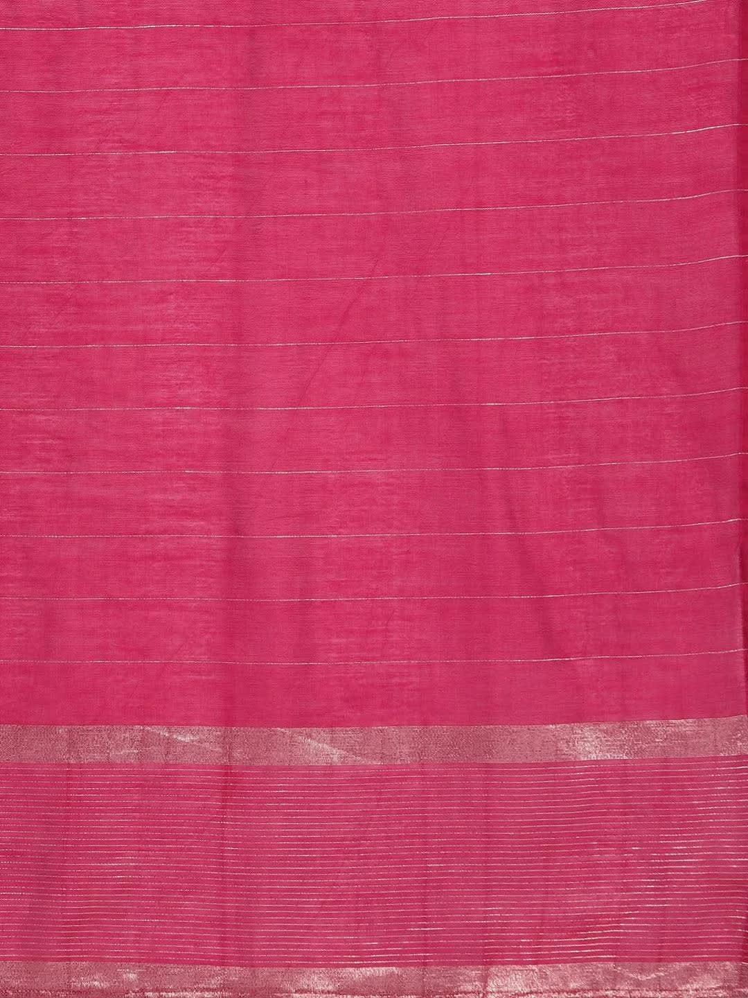 Pink Printed Rayon A-Line Kurta With Trousers & Dupatta - Libas 