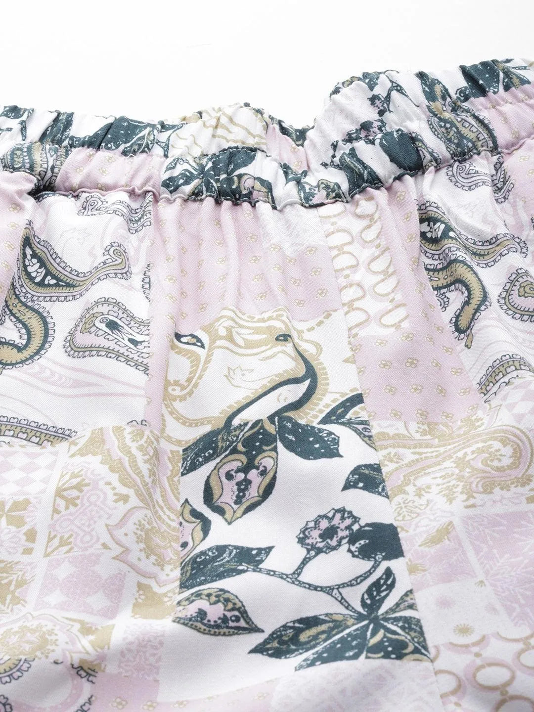 Pink Printed Rayon Co-Ords - Libas 