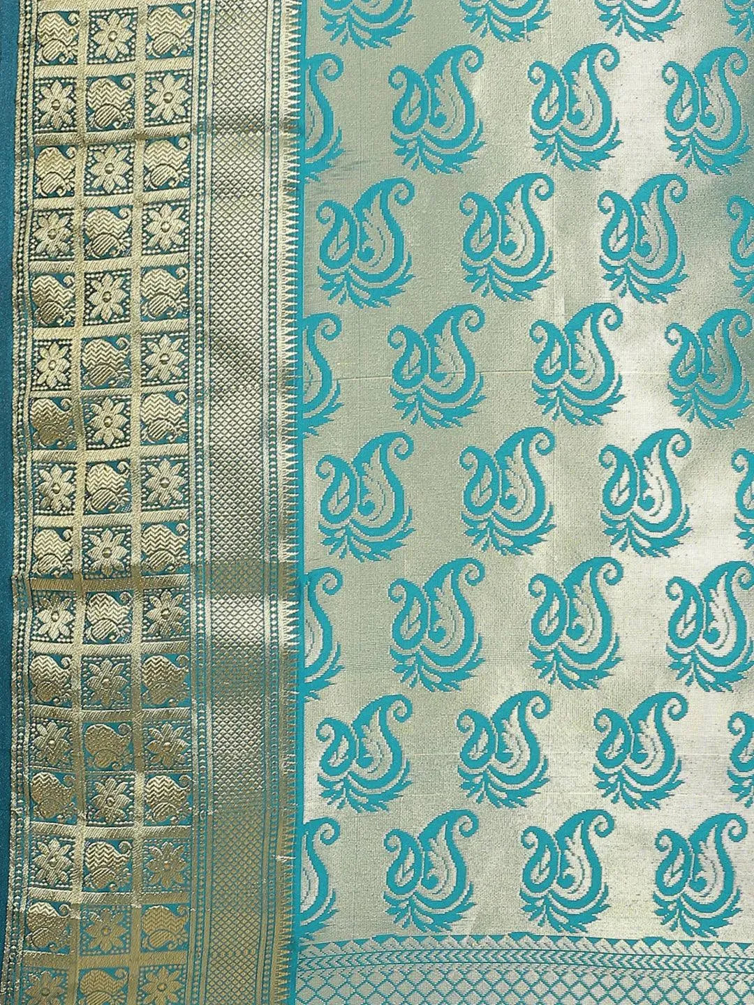 Pink Woven Design Brocade Saree - Libas 