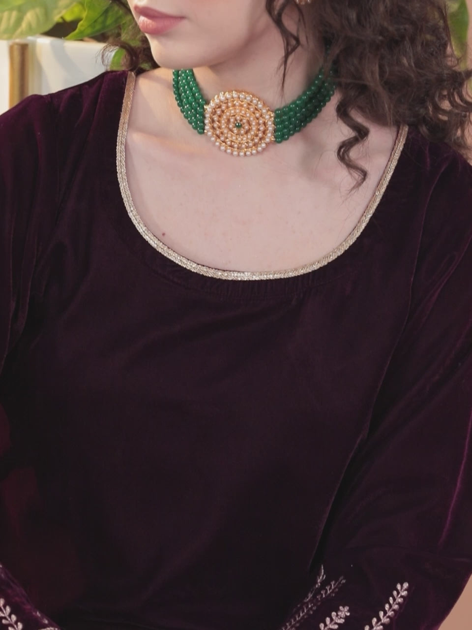  Wine Solid Velvet Straight Suit With Dupatta 