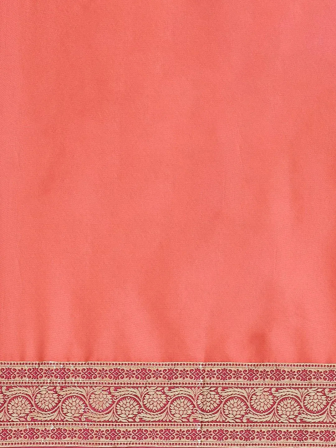 Purple Woven Design Brocade Saree - Libas 