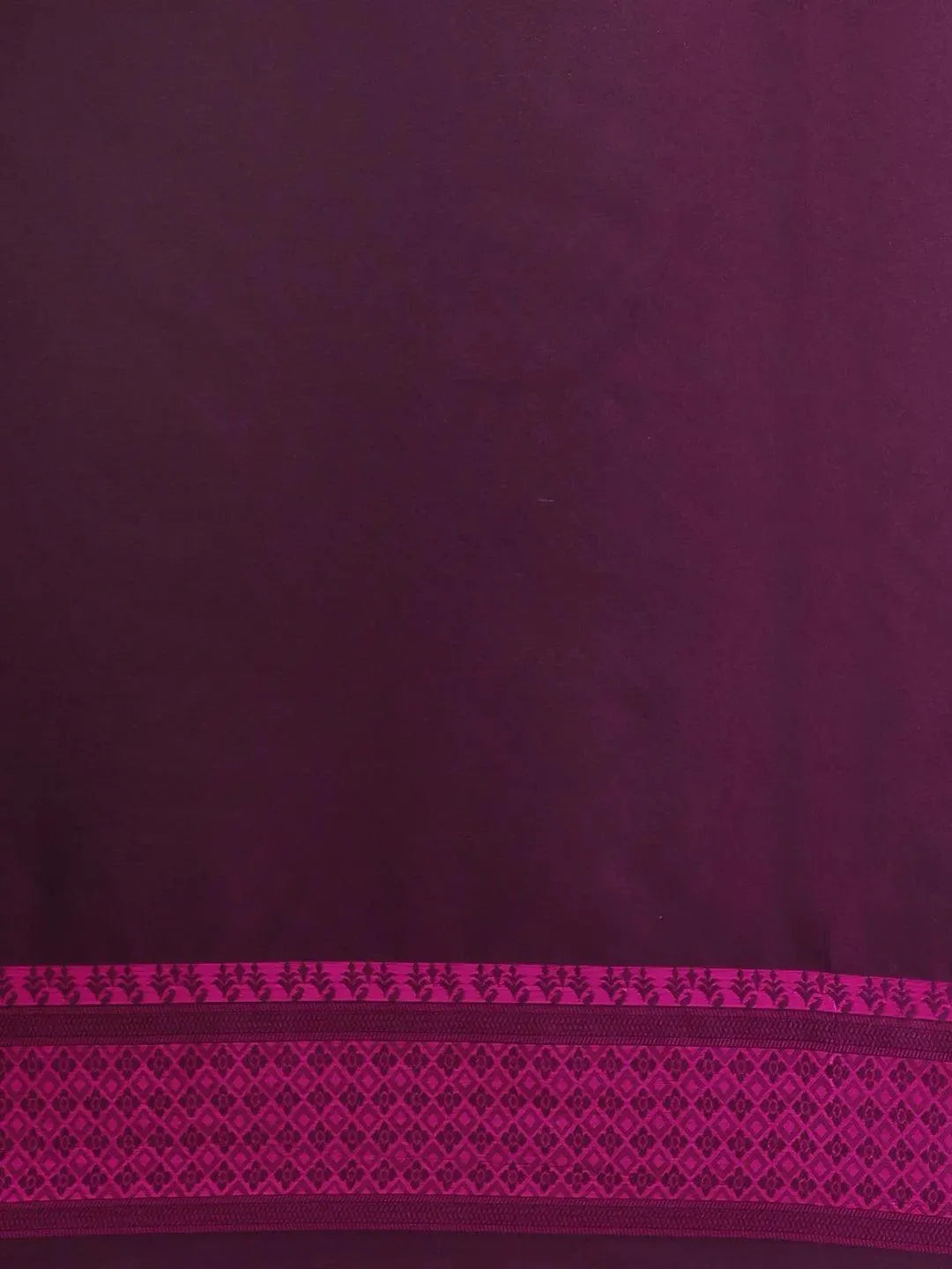 Purple Woven Design Silk Saree - Libas 