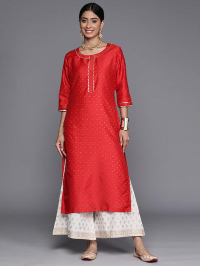 Red Kurta Pyjama | Buy Red Colour Kurta Pyjama Online | KalaNiketan