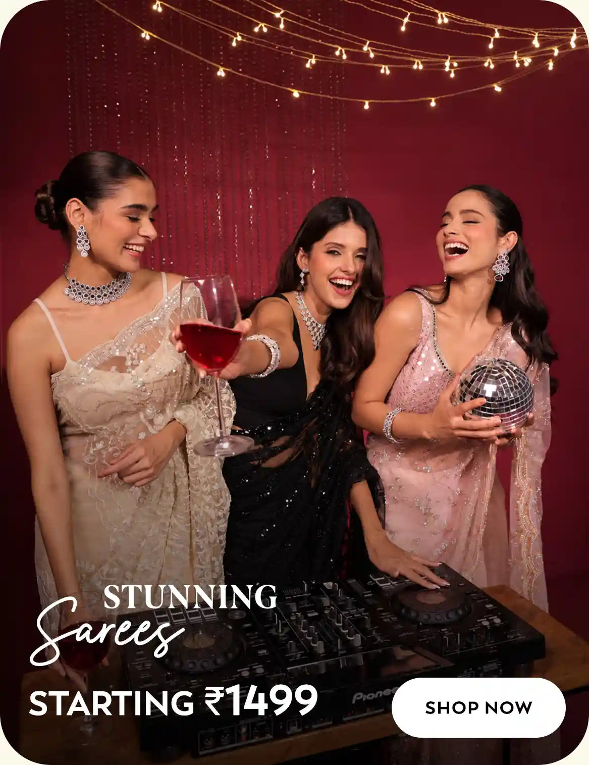Stunning Sarees, starting Rs. 1499