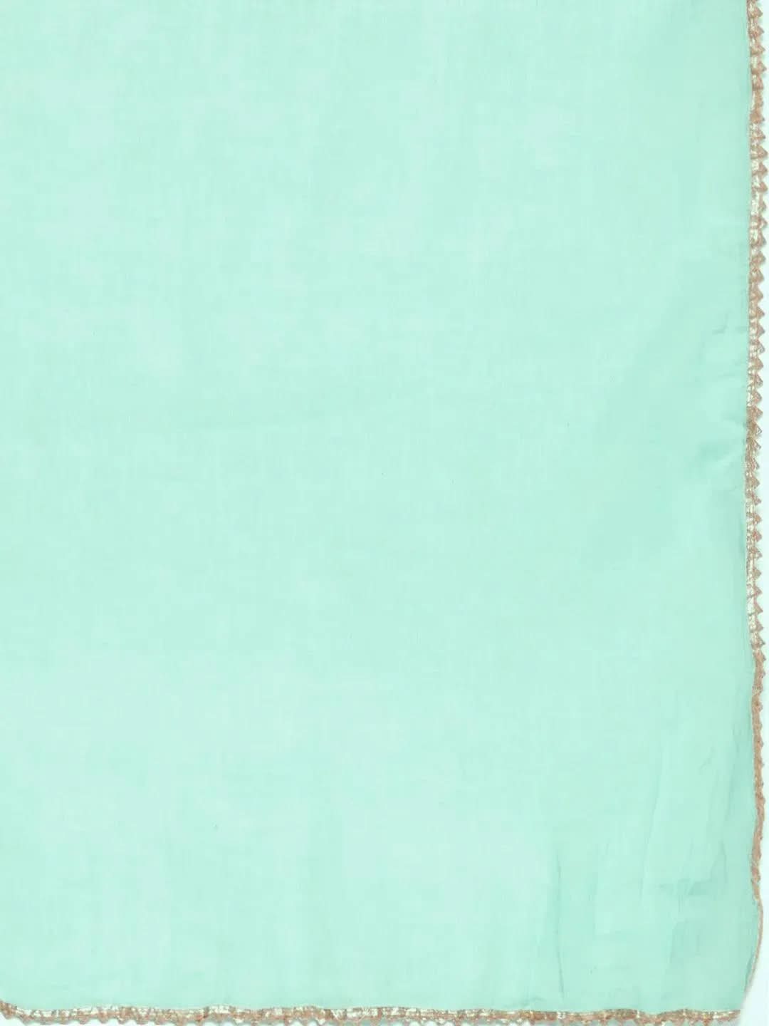 

Buy Sea Green Printed Cotton Suit Set - 33189O-XS | Libas Ethnic Wear Online