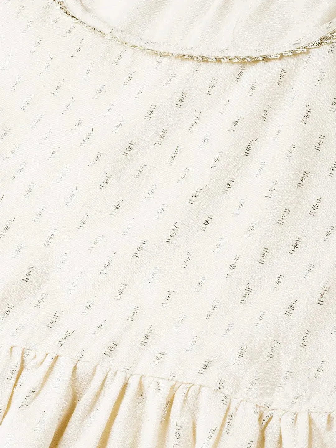 White Embroidered Cotton Kurta Set - Libas 