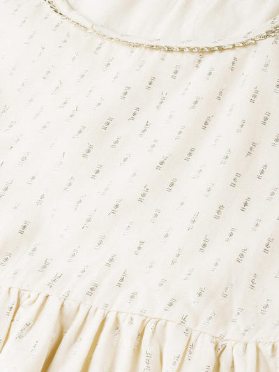 White Embroidered Cotton Kurta Set - Libas