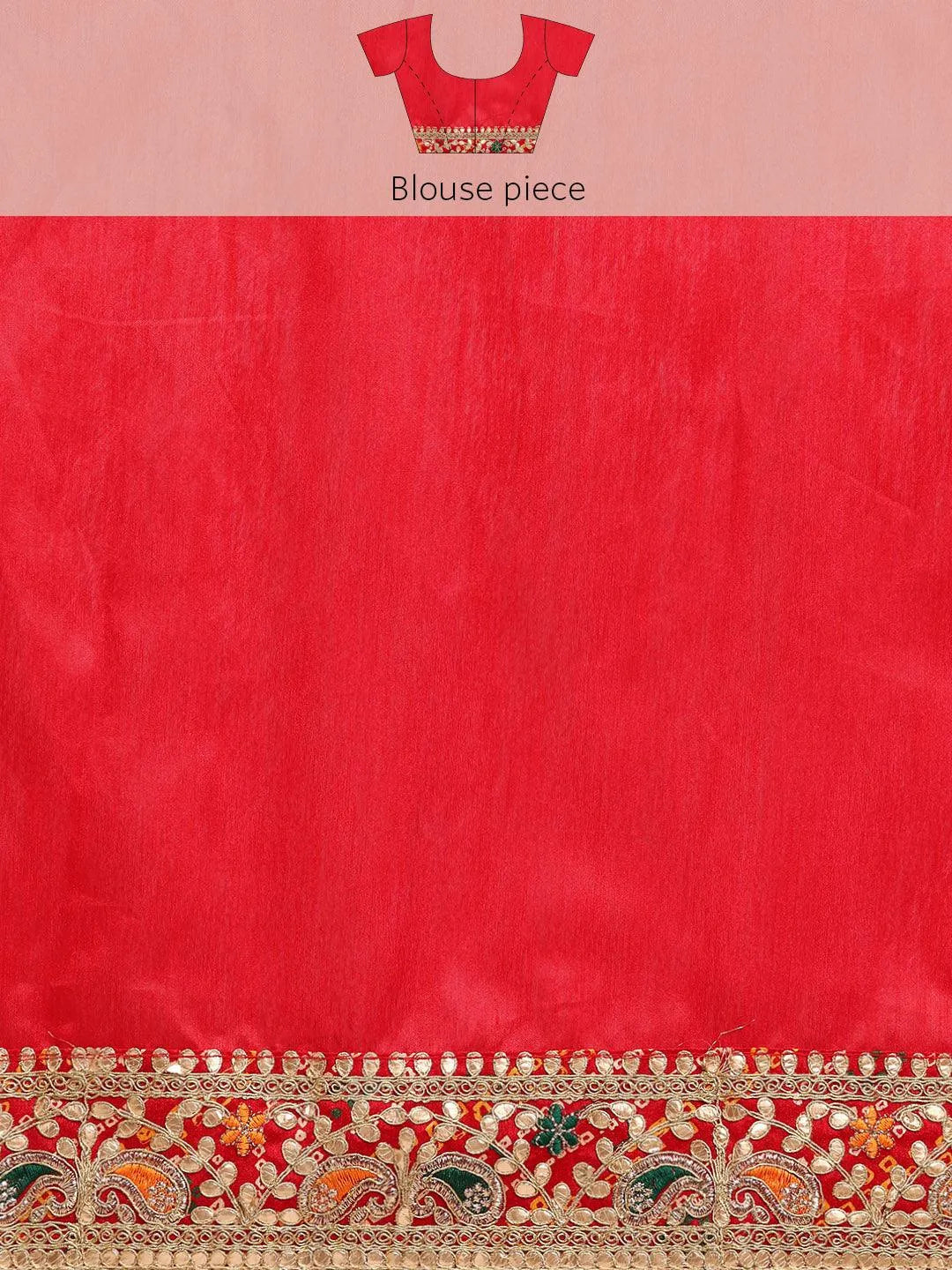 Yellow Embroidered Georgette Saree - Libas 