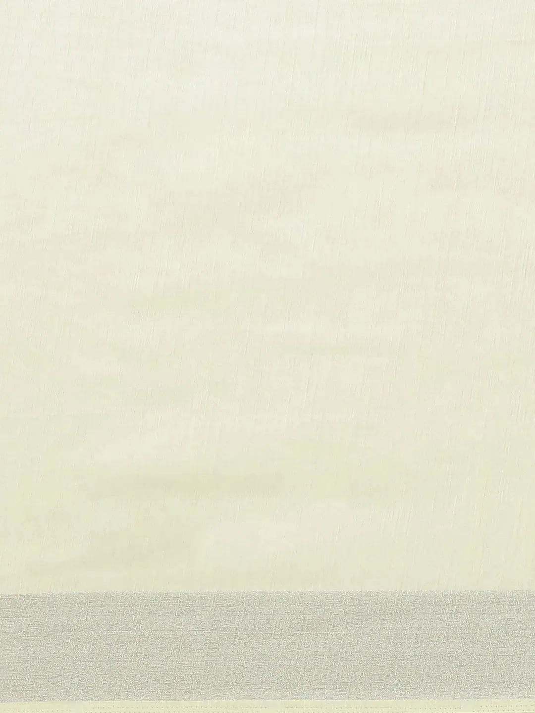Yellow Striped Linen Saree - Libas 